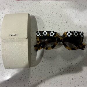 Prada cat eye sunglasses.